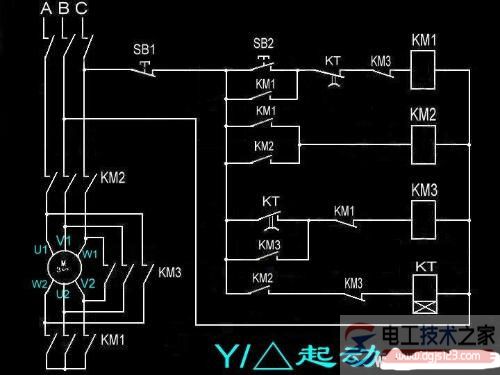 電機(jī)星三角啟動(dòng)的接線方法