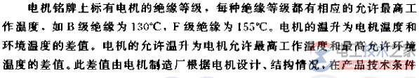 嚴(yán)禁電動(dòng)機(jī)超溫運(yùn)作的緣故