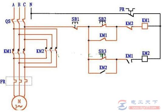 三相電機(jī)正反轉(zhuǎn)控制電路圖及原理詳解6