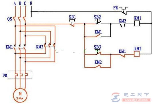 三相電機(jī)正反轉(zhuǎn)控制電路圖及原理詳解8